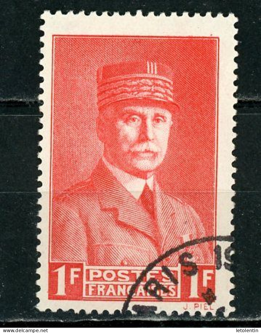 FRANCE : PETAIN - N° Yvert 472 Obli. ronde De “PARIS” - 1941-42 Pétain