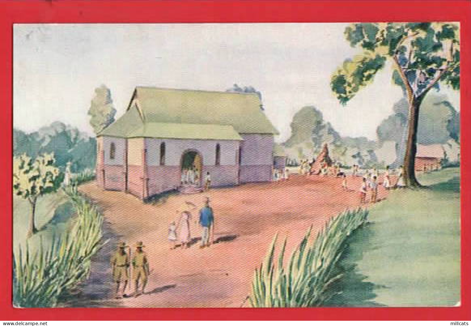 UNIVERSITIES MISSION TO CENTRAL AFRICA  NDOLA N RHODESIA   ART BY F CORNWALL - Misiones