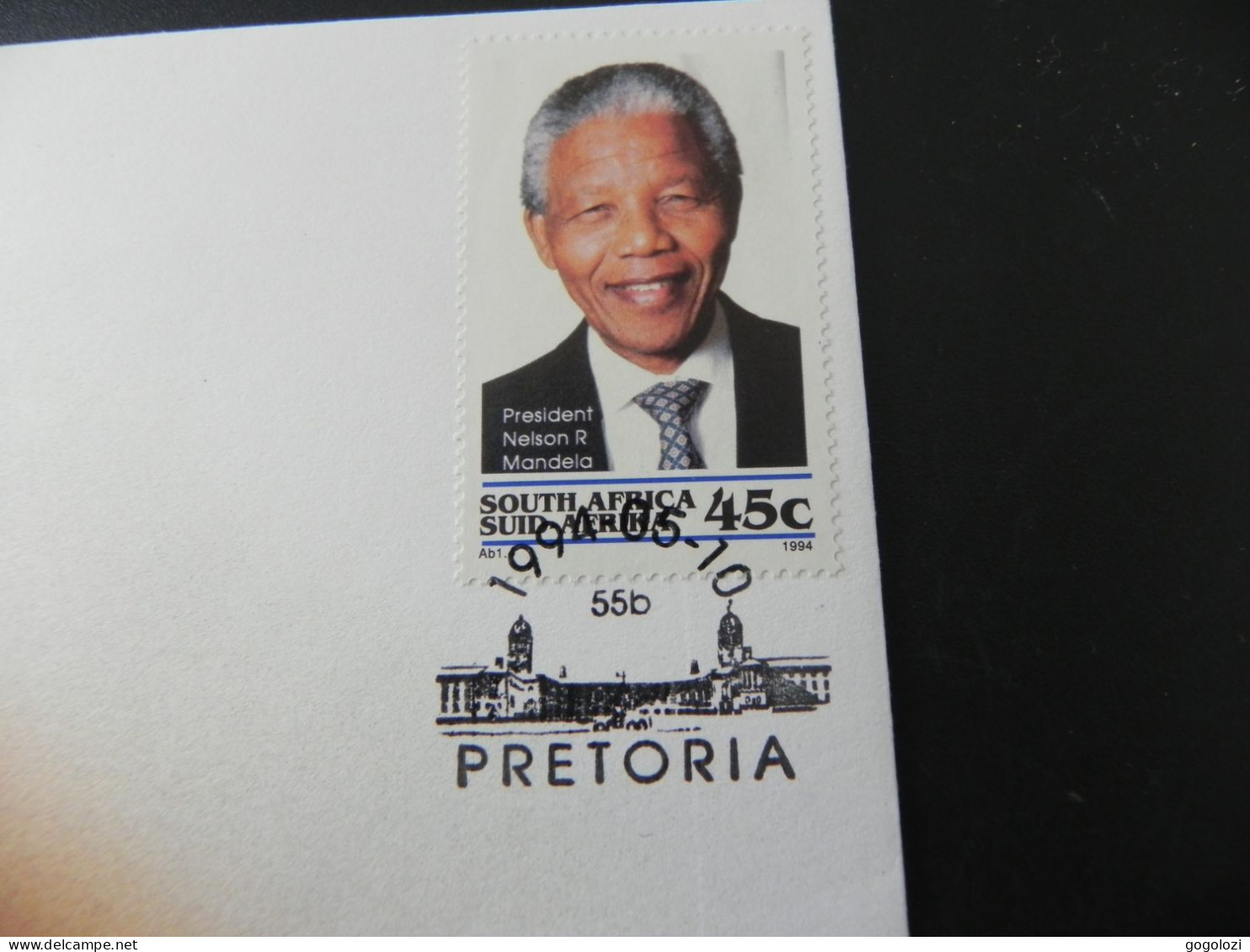 South Africa 5 Rand 1994 Presidential Inauguration Nelson Mandela  - Numis Letter - South Africa