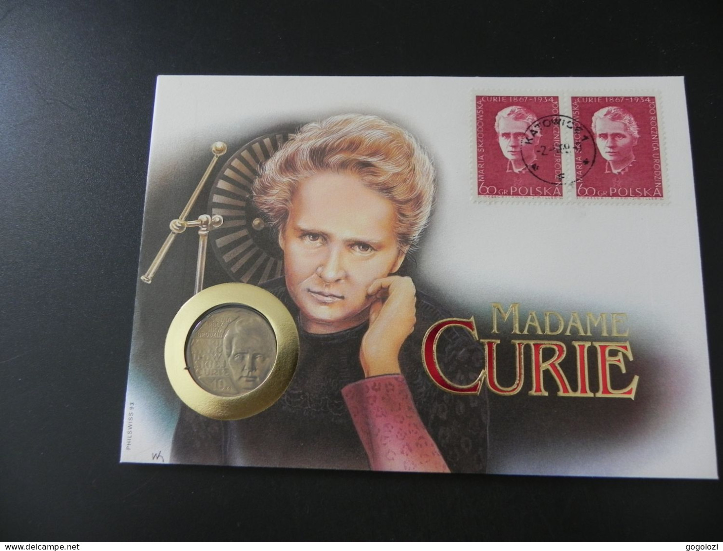 Poland 10 Zlotych  1967 - Marie Curie - Numis Letter - Polonia