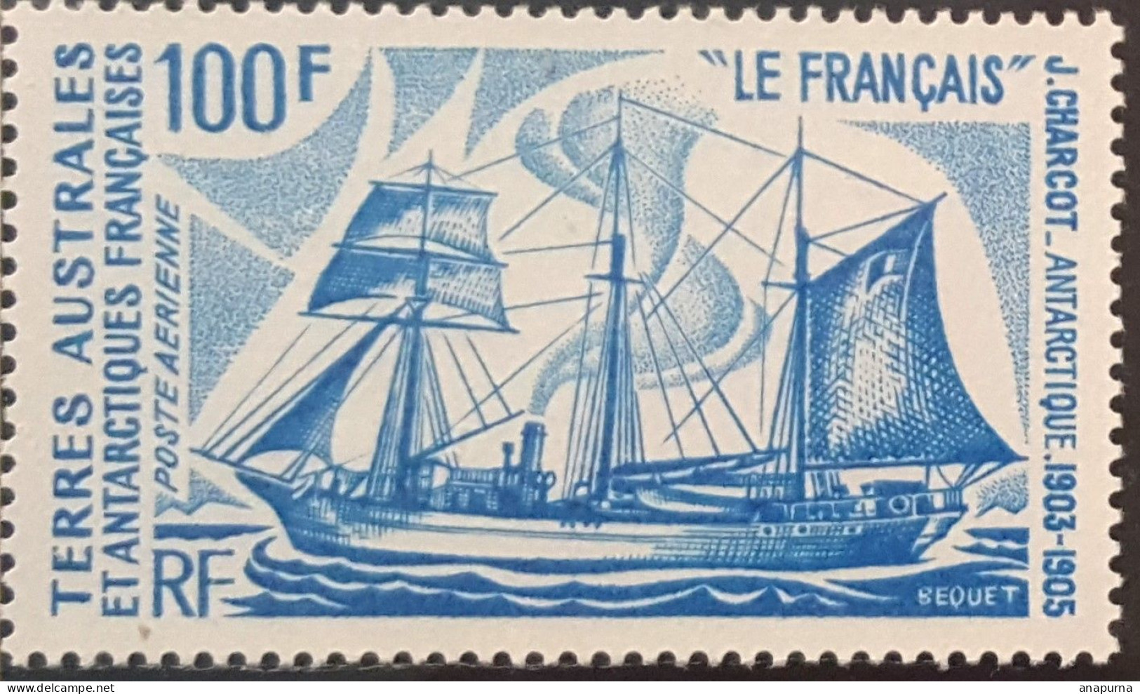 2 Timbres,  Bateaux D'expéditions Antarctiques De J.Charcot, Le Français, Le Pourquoi Pas?,38 Et 39, Sans Charnière - Unused Stamps