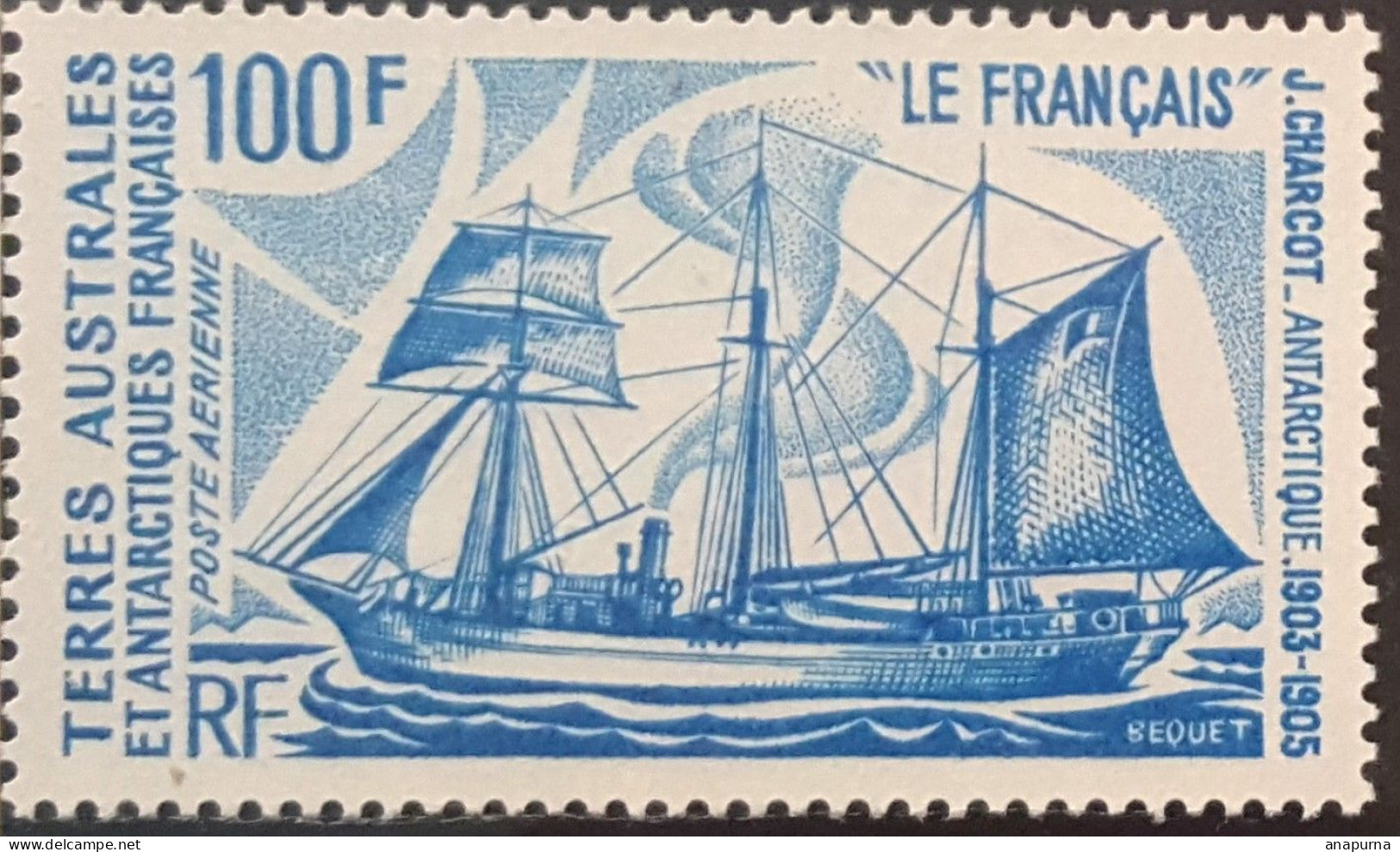 2 Timbres,  Bateaux D'expéditions Antarctiques De J.Charcot, Le Français, Le Pourquoi Pas?,38 Et 39, Sans Charnière - Ungebraucht