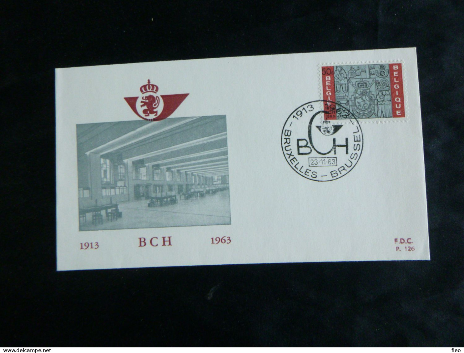 1963 1271 FDC (Brux/Brus)   : " Postchecks-chéques Postaux " - 1961-1970