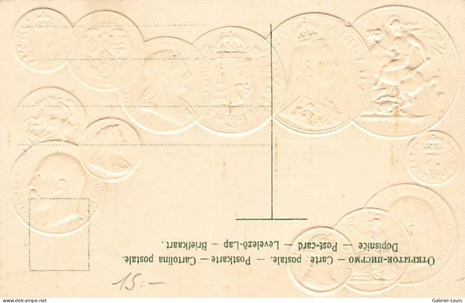 Monnaie Numismatique Gaufrée Angleterre Pound Russie - Monete (rappresentazioni)