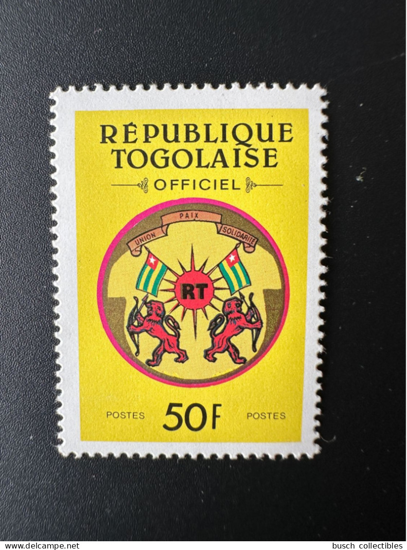 Togo 1991 Mi. 3 50F Dienstmarke Service Officiel Drapeau Fahne Flag Armoiries Coat Of Arms - Togo (1960-...)