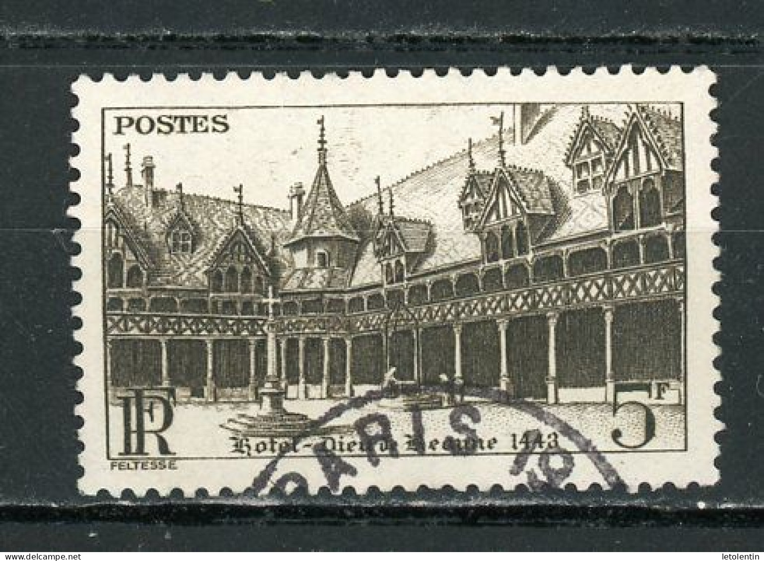FRANCE - BEAUNE - N° Yvert 499 Obli Ronde de “PARIS” - Used Stamps