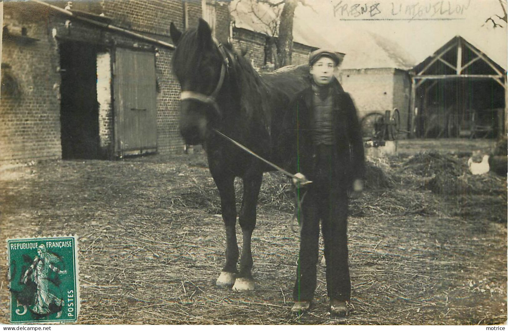 CARTE PHOTO - Fresnes L'Eguillon, Ferme Du Vivier. - Autres & Non Classés