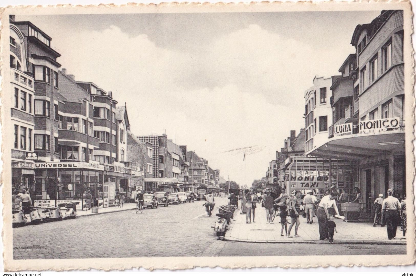 Koksijde - Coxyde : Zeelaan   (  Met Zegel - Avec Timbre )eelaan - Koksijde