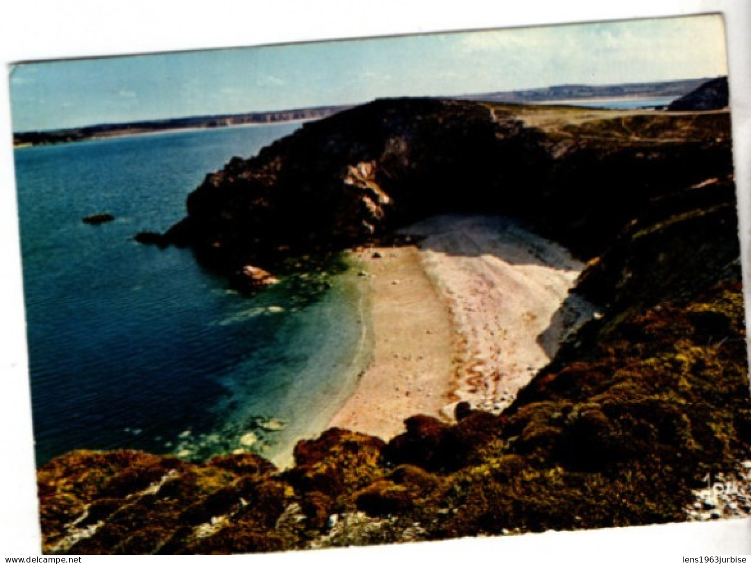 Presqu'île De Crozon , Petite Crique Dans Les Falaises Du Château De Dinan ( 1979 ) - Crozon