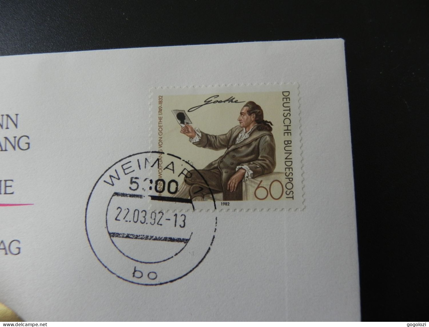 Deutschland Germany 5 Mark 1982 D - Johann Wolfgang Von Goethe - Numis Letter 1992 - 5 Marcos