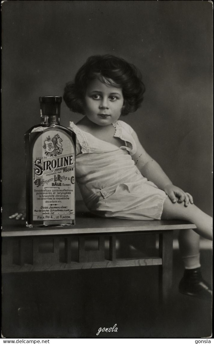 ENFANT 1910 "REMÈDE SIROLINE" - Publicité