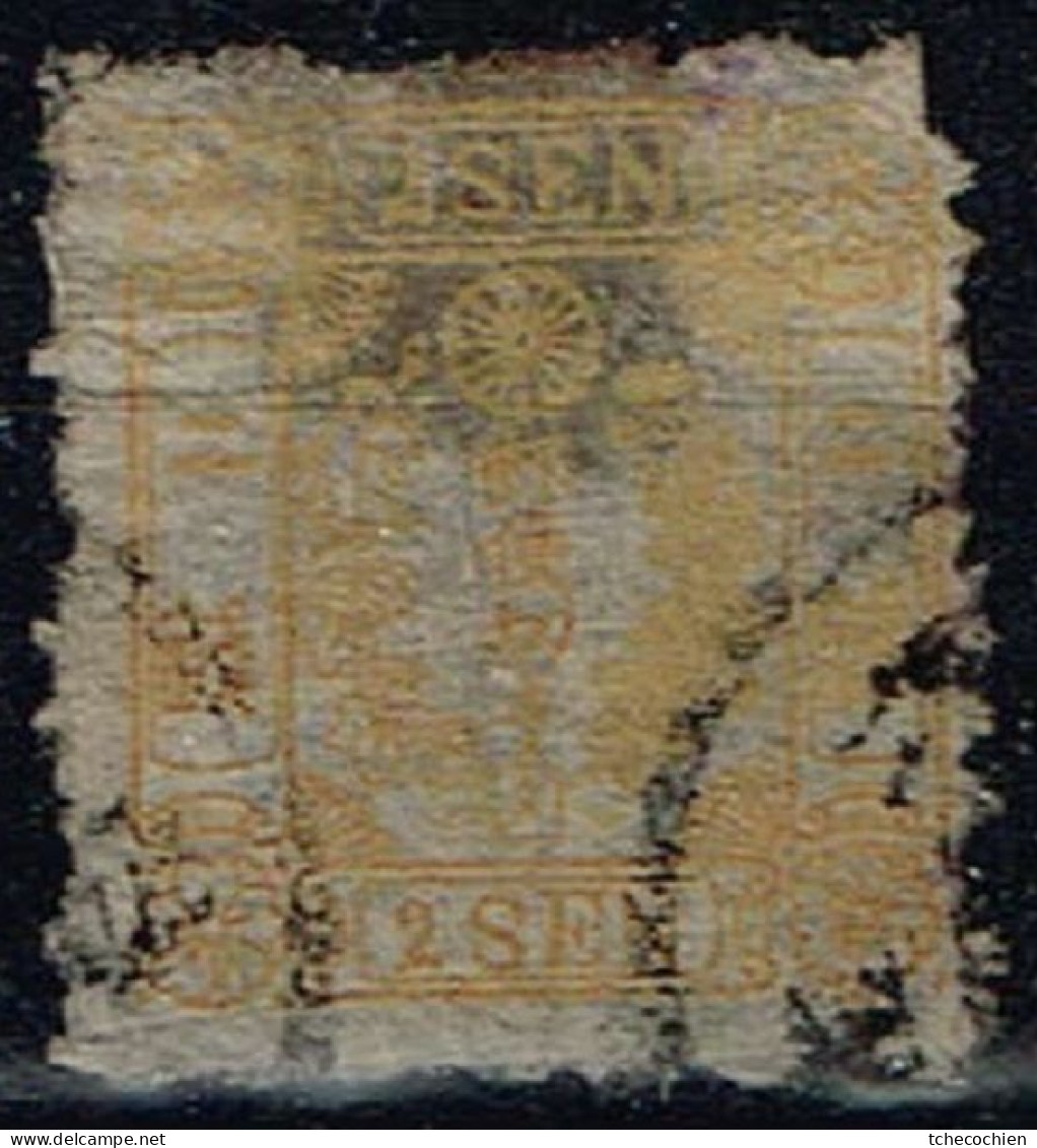 Japon - 1873 - Y&T N° 15 Oblitéré. Dentelure Touchée En Haut. - Used Stamps