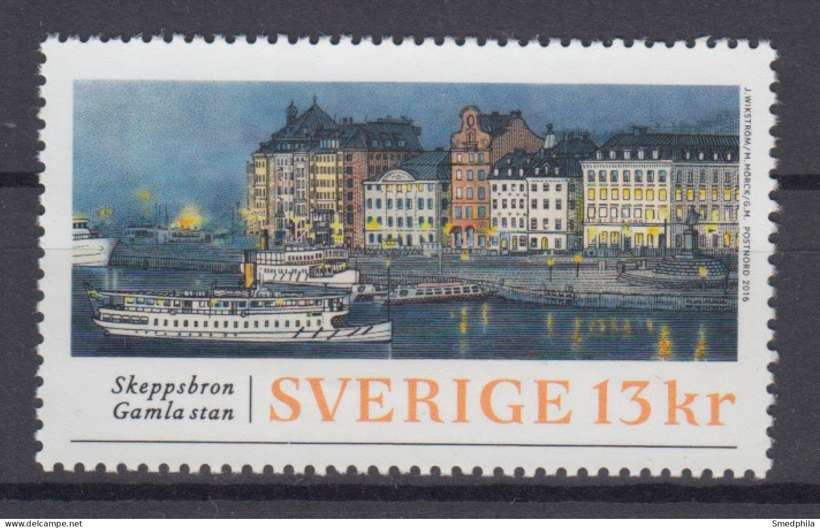 Sweden 2016 - Old Town MNH ** - Unused Stamps