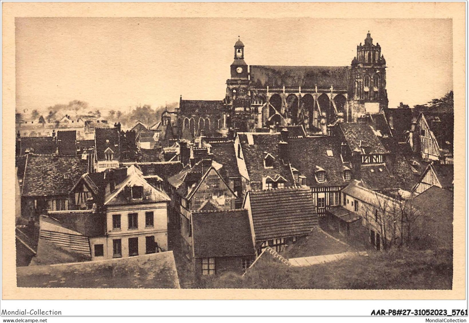 AARP8-0633 -  GISORS - L'Eglise - Vue Prise Du Chateau Du XII Siecle - Gisors