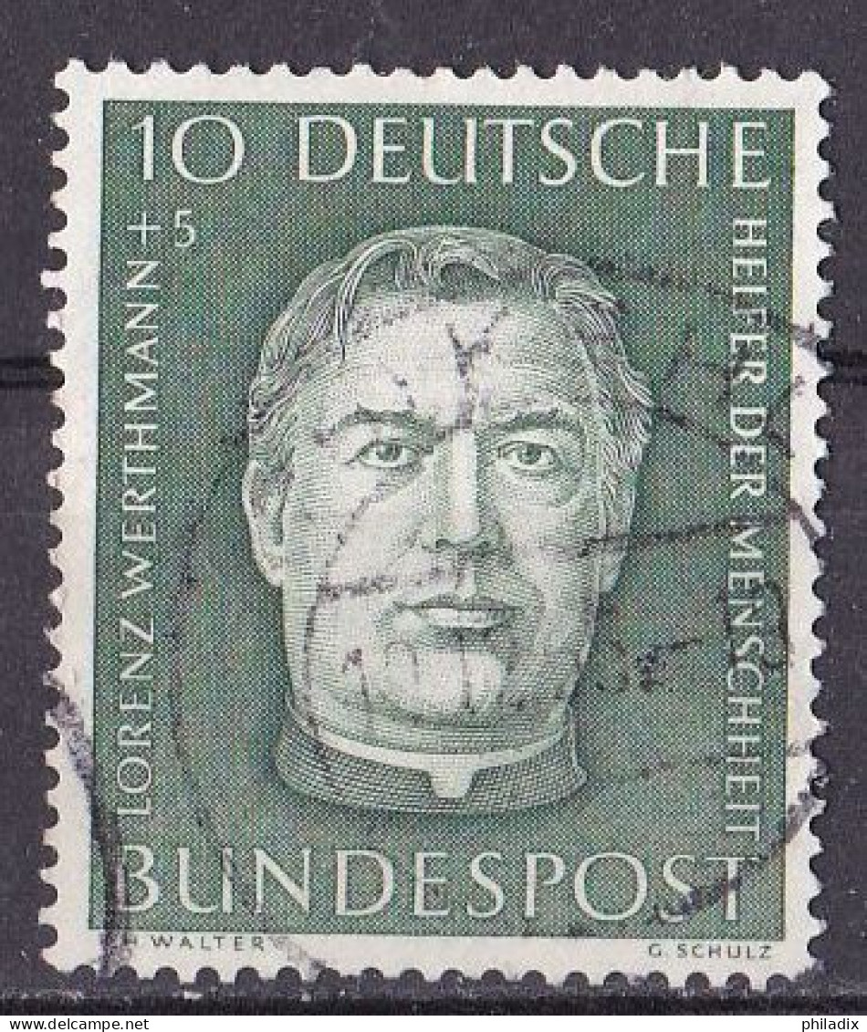 # (201) BRD 1954 Wohlfahrt: Helfer Der Menschheit (V) O/used (A5-8) - Used Stamps