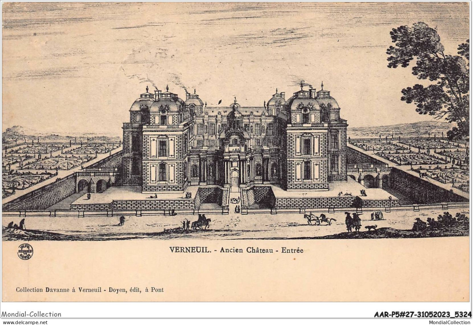 AARP5-0416 - VERNEUIL- Ancien Chateau - Entre - Verneuil-sur-Avre