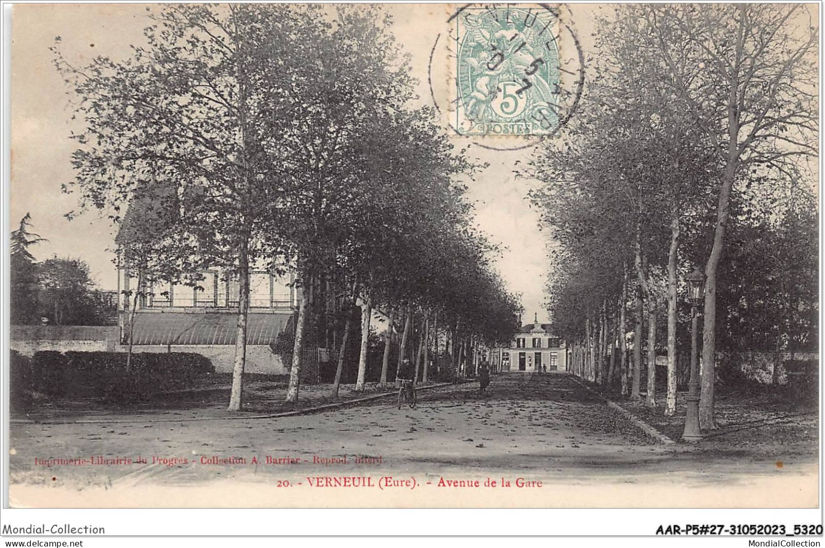 AARP5-0414 - VERNEUIL- Avenue De La Gare - Verneuil-sur-Avre