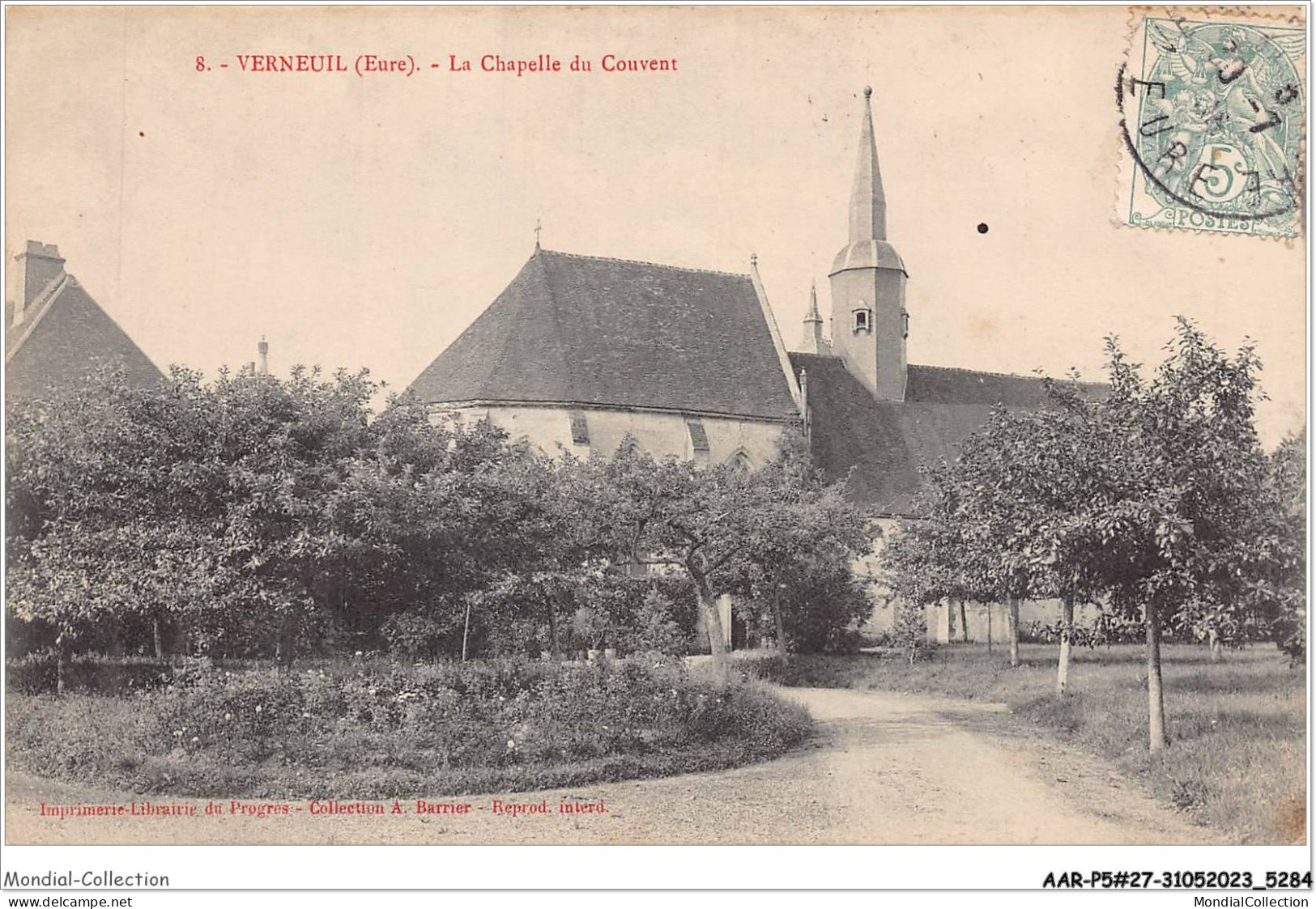 AARP5-0396 - VERNEUIL- La Chapelle Du Couvent - Verneuil-sur-Avre