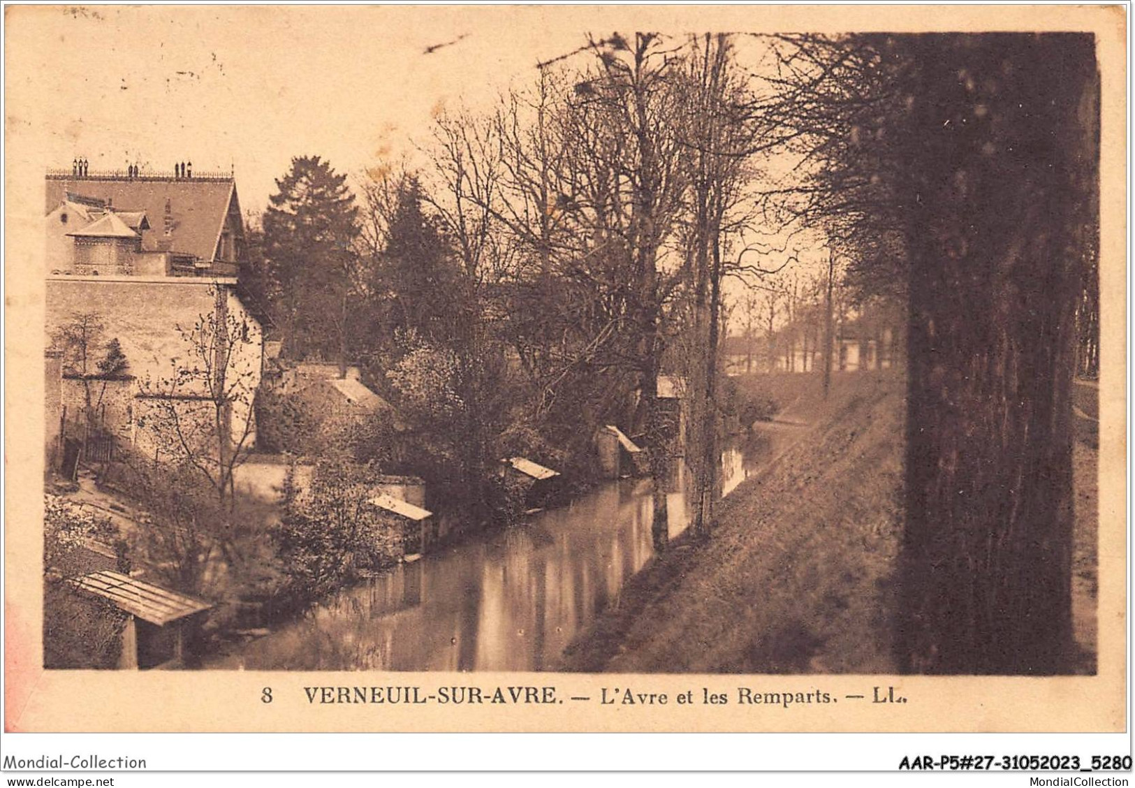 AARP5-0394 - VERNEUIL-SUR-AVRE - L'Avre Et Les Remparts - Verneuil-sur-Avre