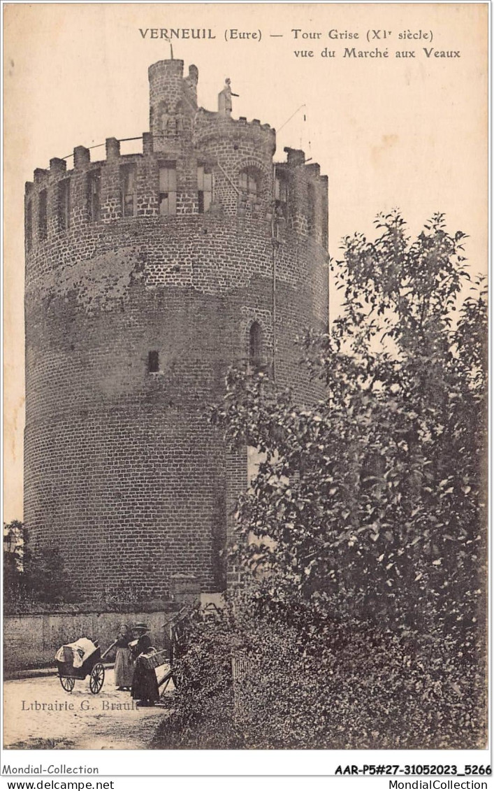 AARP5-0388 - VERNEUIL- Tour Grise - Vue Du Marche Aux Veaux - Verneuil-sur-Avre