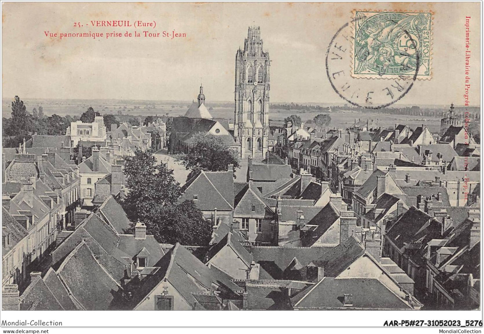 AARP5-0392 - VERNEUIL - Vue Panoramique Prise De La Tour St-Jean - Verneuil-sur-Avre