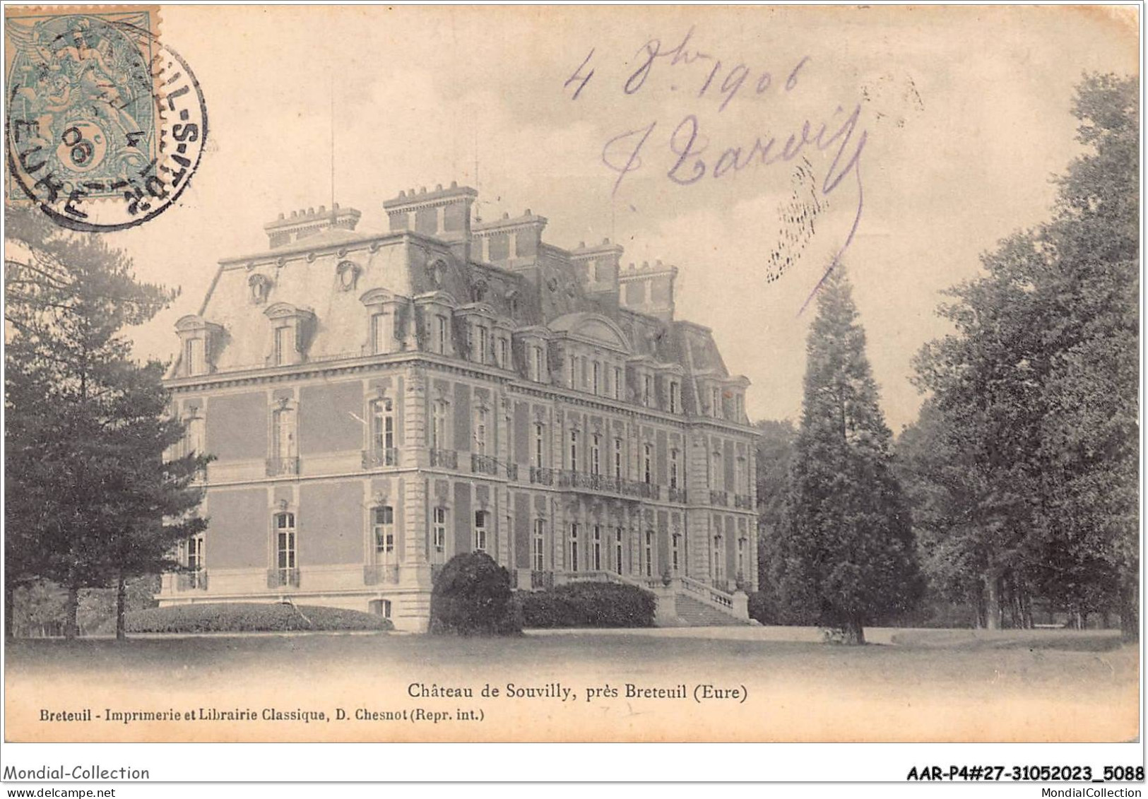 AARP4-0298 - Chateau De SOUVILLY, Pres Breteuil - Breteuil