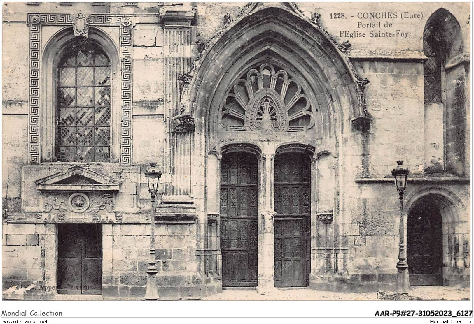 AARP9-0816 - CONCHES - Portail De L'Eglise Sainte-Foy - Conches-en-Ouche