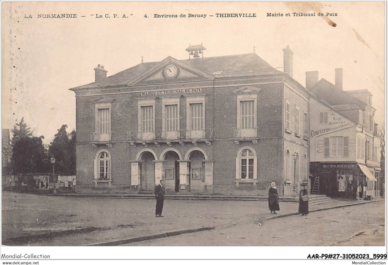 AARP9-0752 - Environs De BERNAY - THIBERVILLE - Mairie Et Tribunal De Paix - Bernay