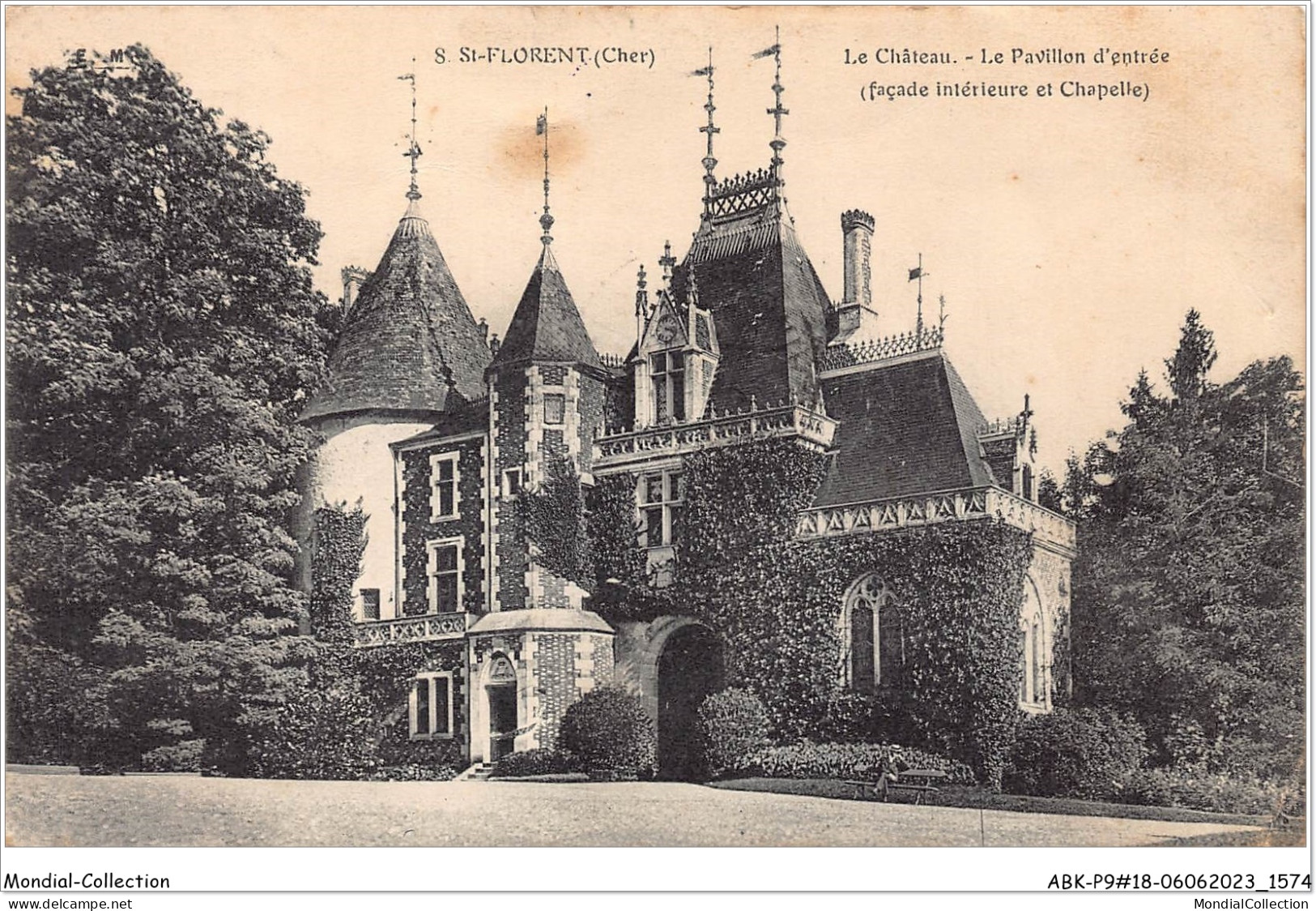 ABKP9-18-0788 - SAINT-FLORENT-SUR-CHER - Le Chateau - Le Pavillon D'Entree - Saint-Florent-sur-Cher
