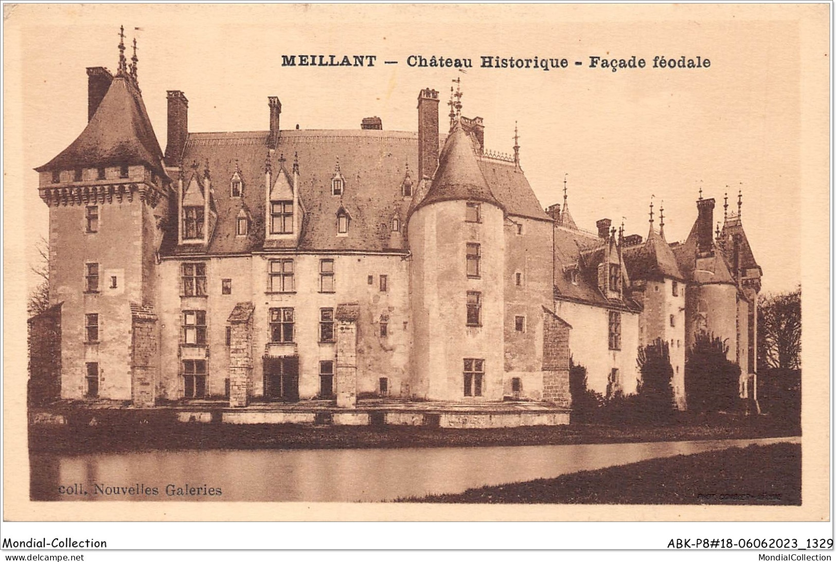 ABKP8-18-0666 - Meillant - Chateau Historique - Facade Feodale - Meillant