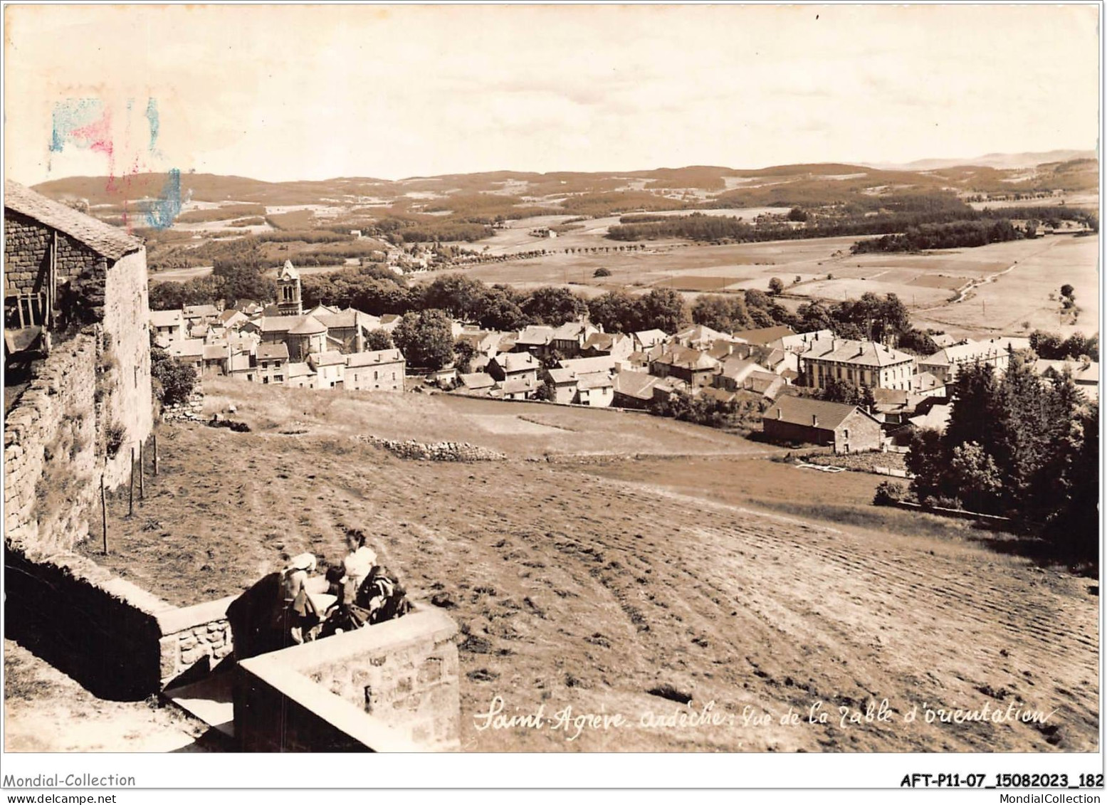 AFTP11-07-1099 - SAINT-AGREVE - Vue Sur La Salle D'oriantation - Saint Agrève