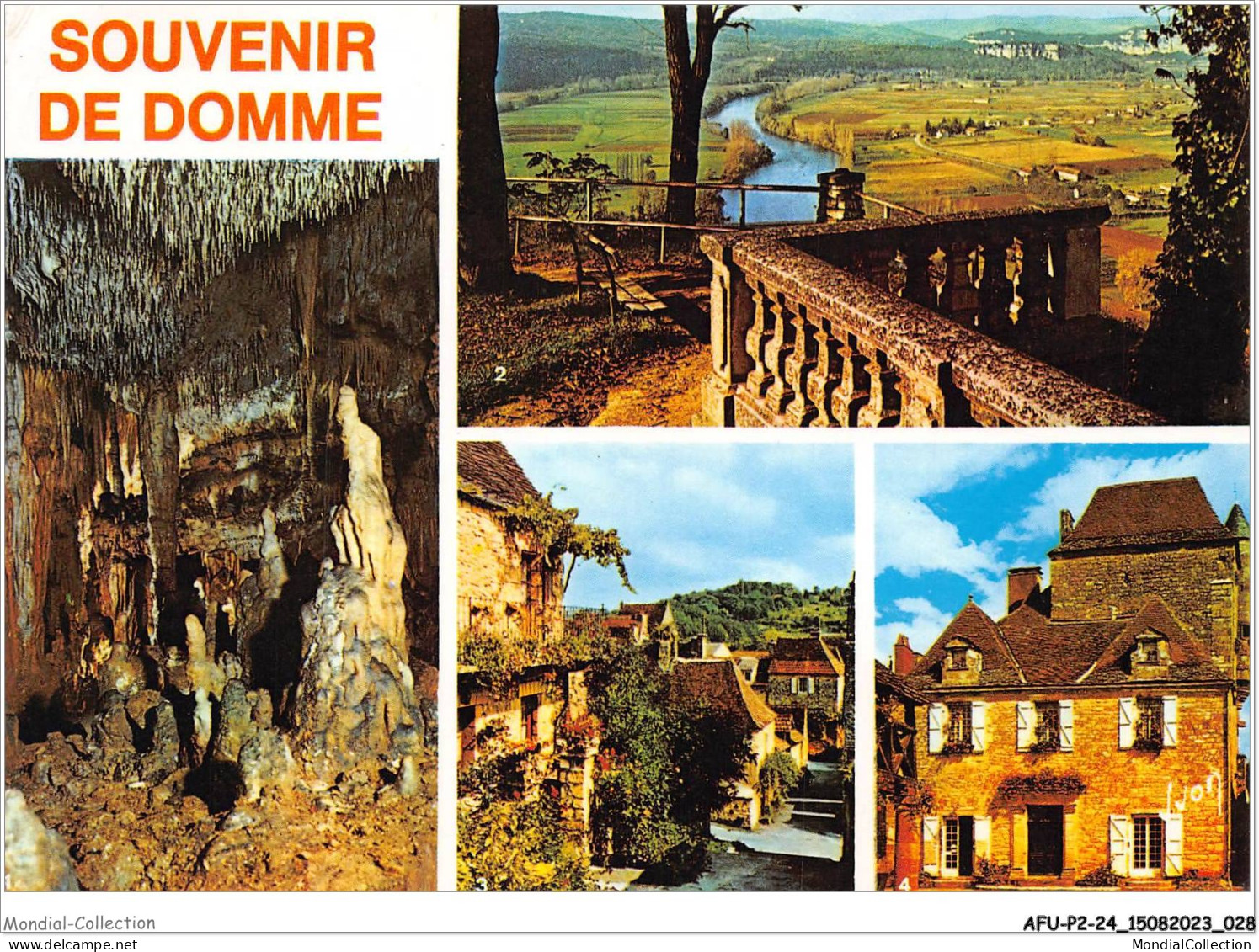 AFUP2-24-0110 - DOMME - Grottes De Domme - La Vallée De La Dordogne - Maisons Fleuries - La Maison Du Gouverneur - Domme