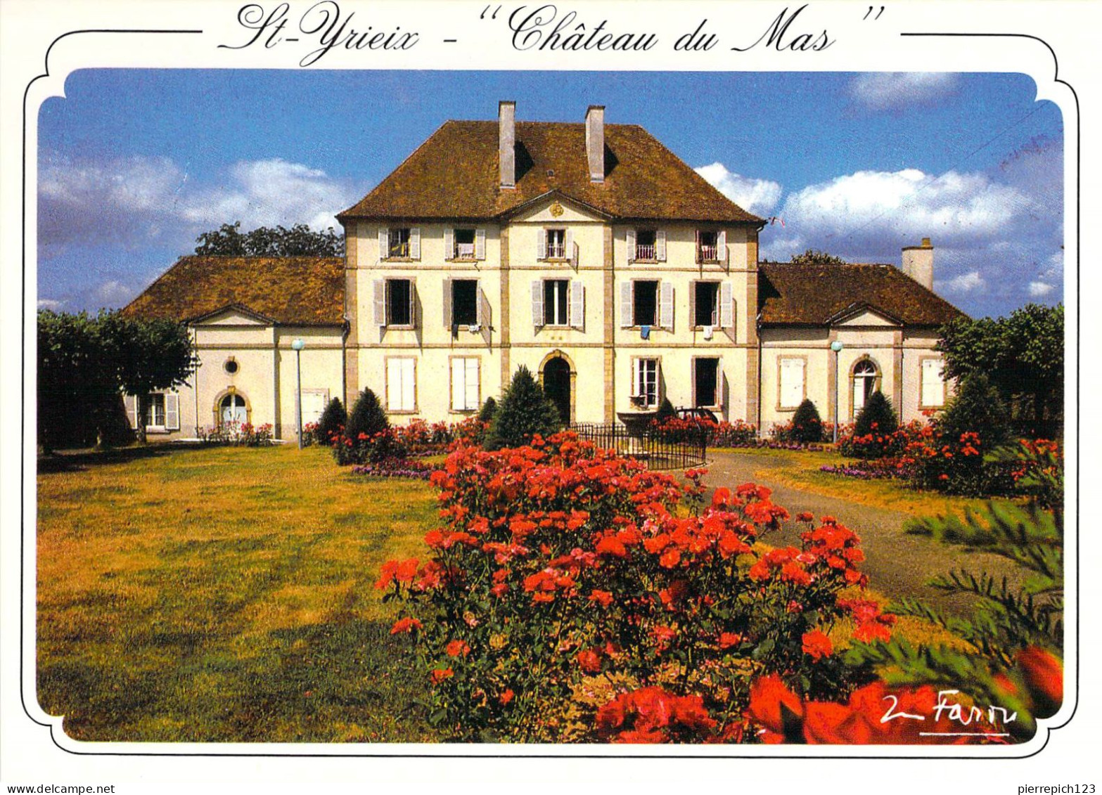 87 - Saint Yrieix La Perche - Château Du Mas - Saint Yrieix La Perche