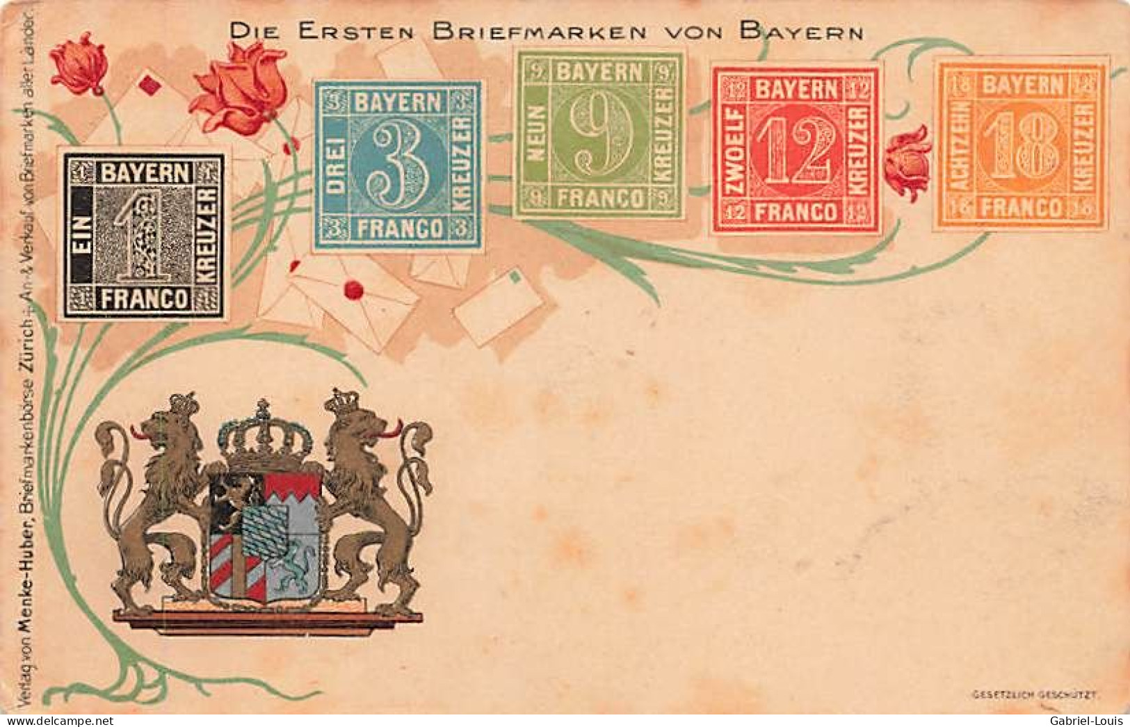 Die Ersten Briefmarken Von Bayern - Stamps (pictures)