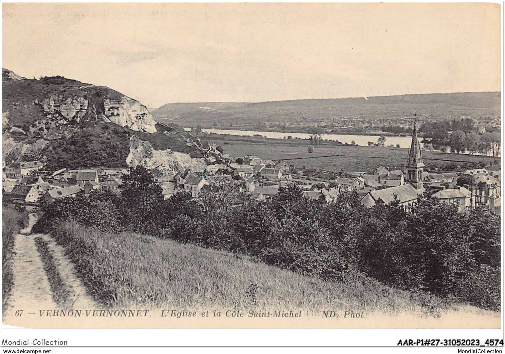 AARP1-0041 - VERNON-VERNONnet - L'Eglise Et La Cote Saint-Michel - Vernon