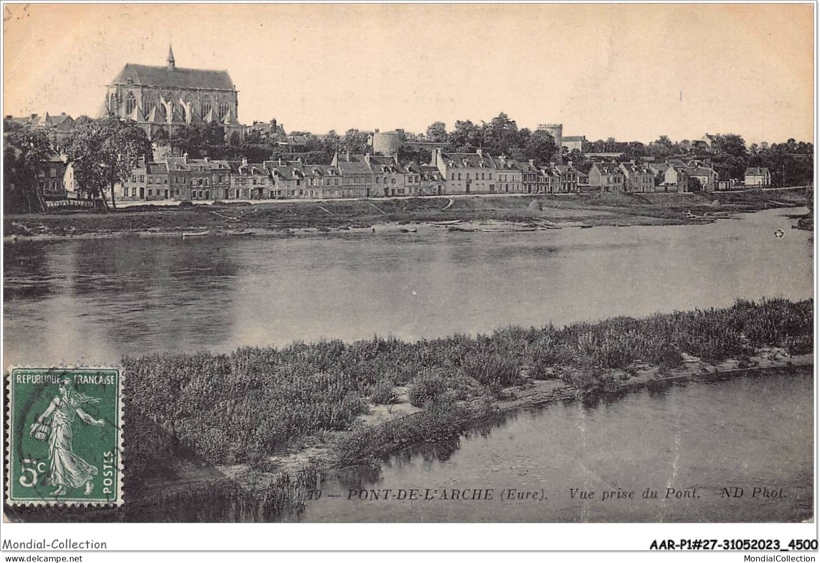AARP1-0004 - PONT-DE-L'ARCHE - Vue Prise Du Pont - Pont-de-l'Arche