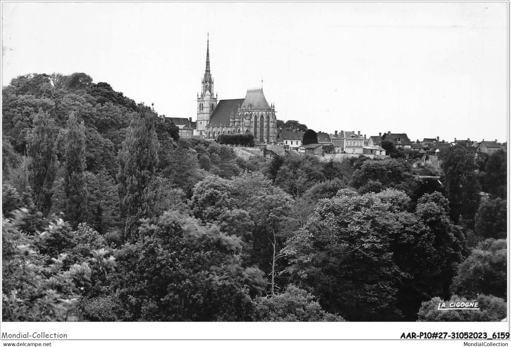 AARP10-0833 -  CONCHES - L'Eglise - Vue De La Valle - Conches-en-Ouche