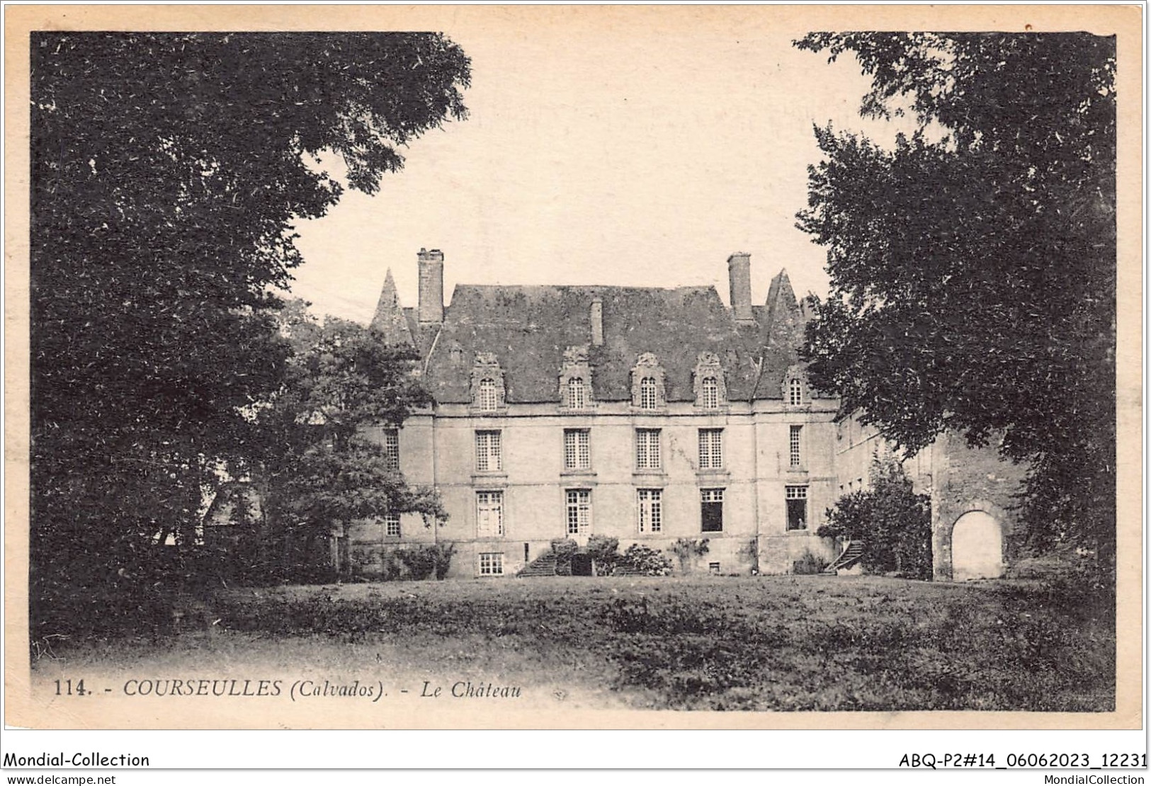 ABQP2-14-0117 - COURSEULLES - Le Chateau - Courseulles-sur-Mer