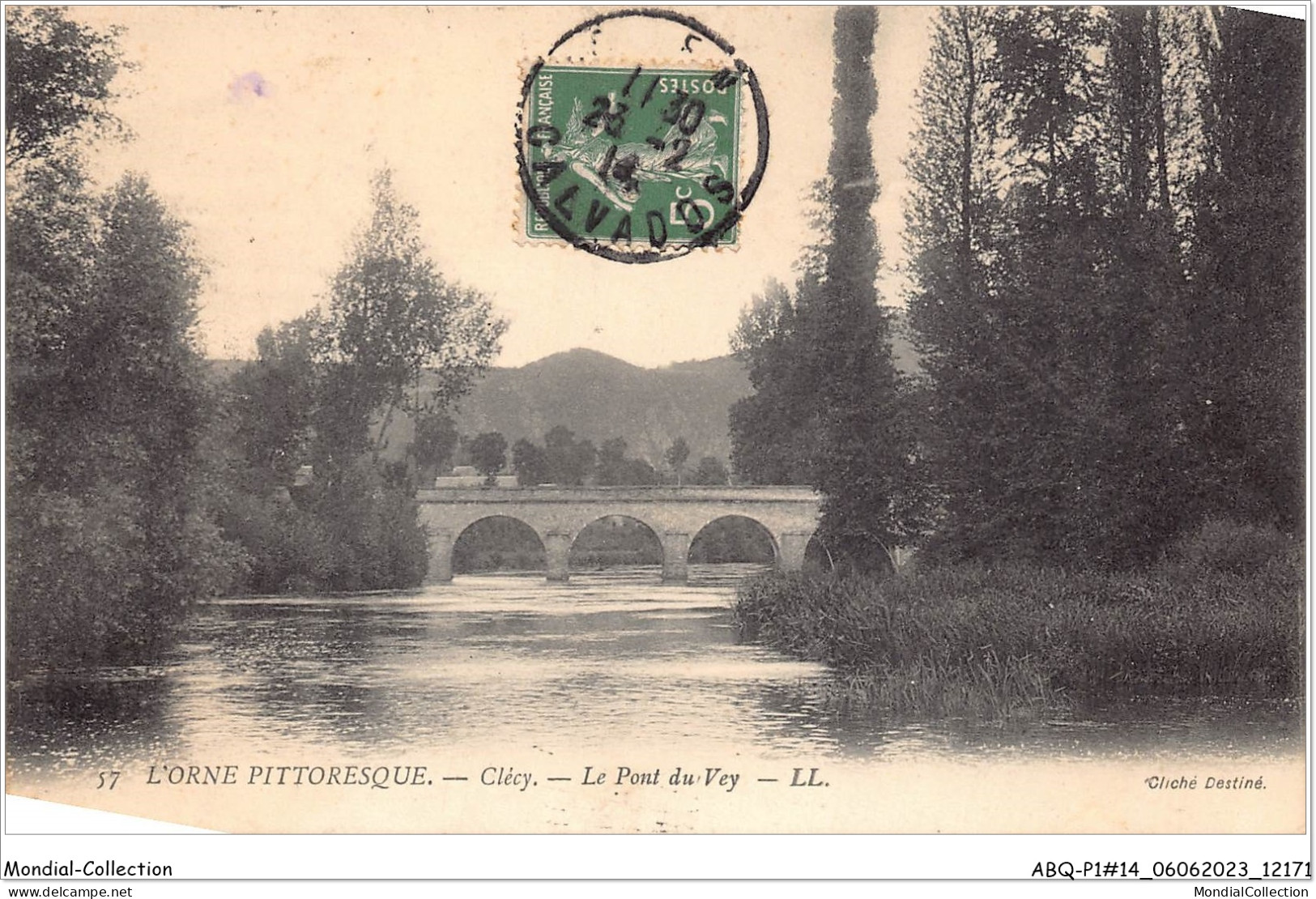 ABQP1-14-0087 - CLECY - Le Pont Du Vey - Clécy