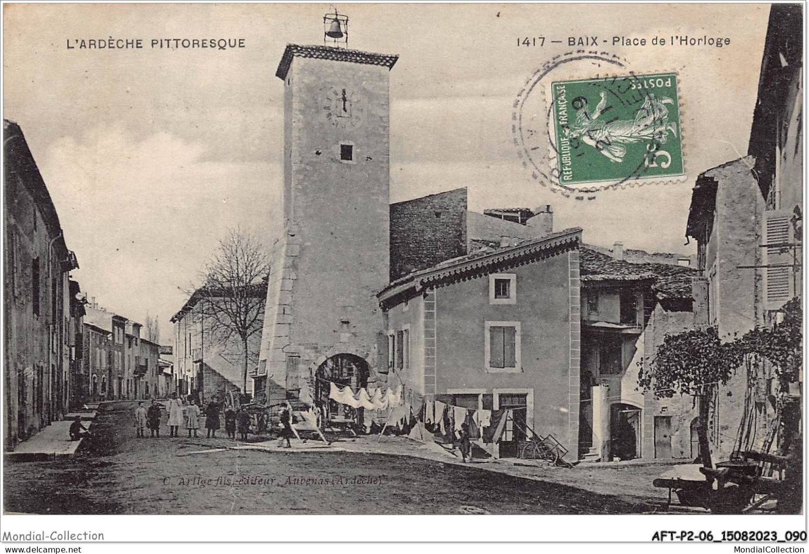 AFTP2-07-0146 - Baix - Place De L'horloge - Le Pouzin