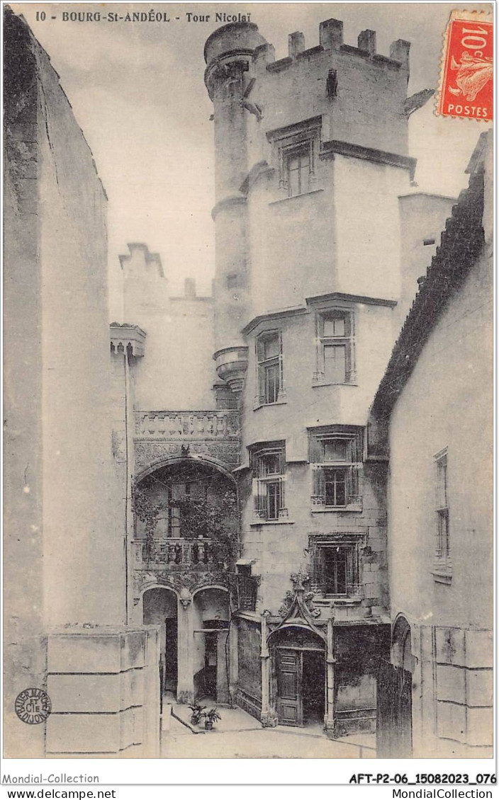 AFTP2-07-0139 - BOURG-SAINT-ANDEOL - Tour Nicolai - Bourg-Saint-Andéol