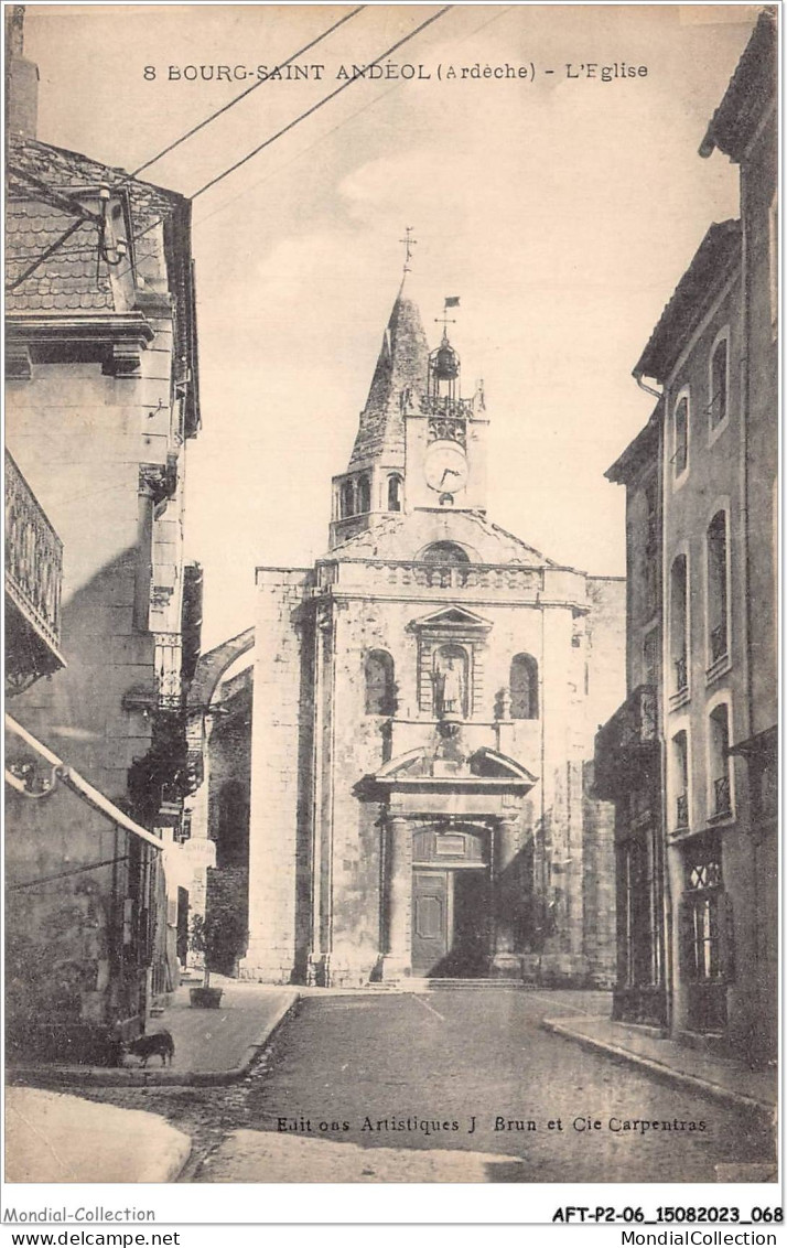 AFTP2-07-0135 - BOURG-ST-ANDEOL - L'église - Bourg-Saint-Andéol