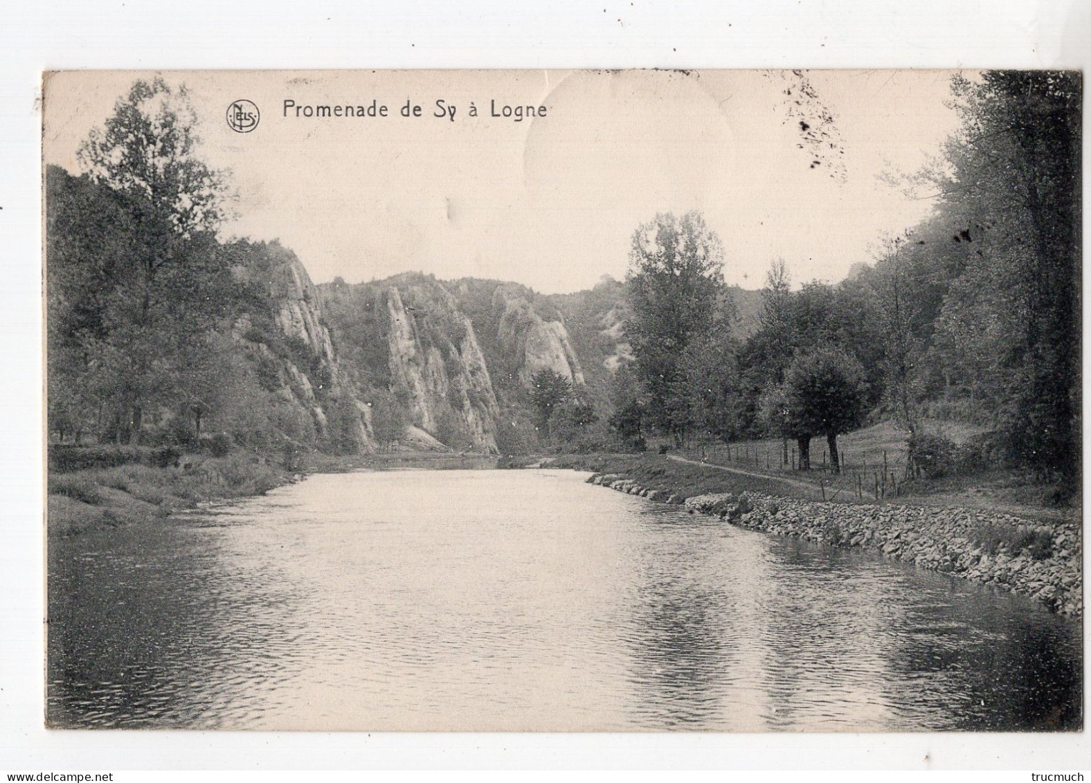 81 - FERRIERES - Promenade De SY à LOGNE *timbre TAXE Luxembourgeois De 10 Cent* - Ferrières