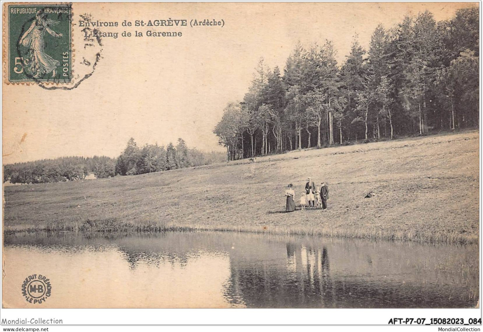 AFTP7-07-0663 - ST-AGREVE - L'etang De La Garenne - Saint Agrève