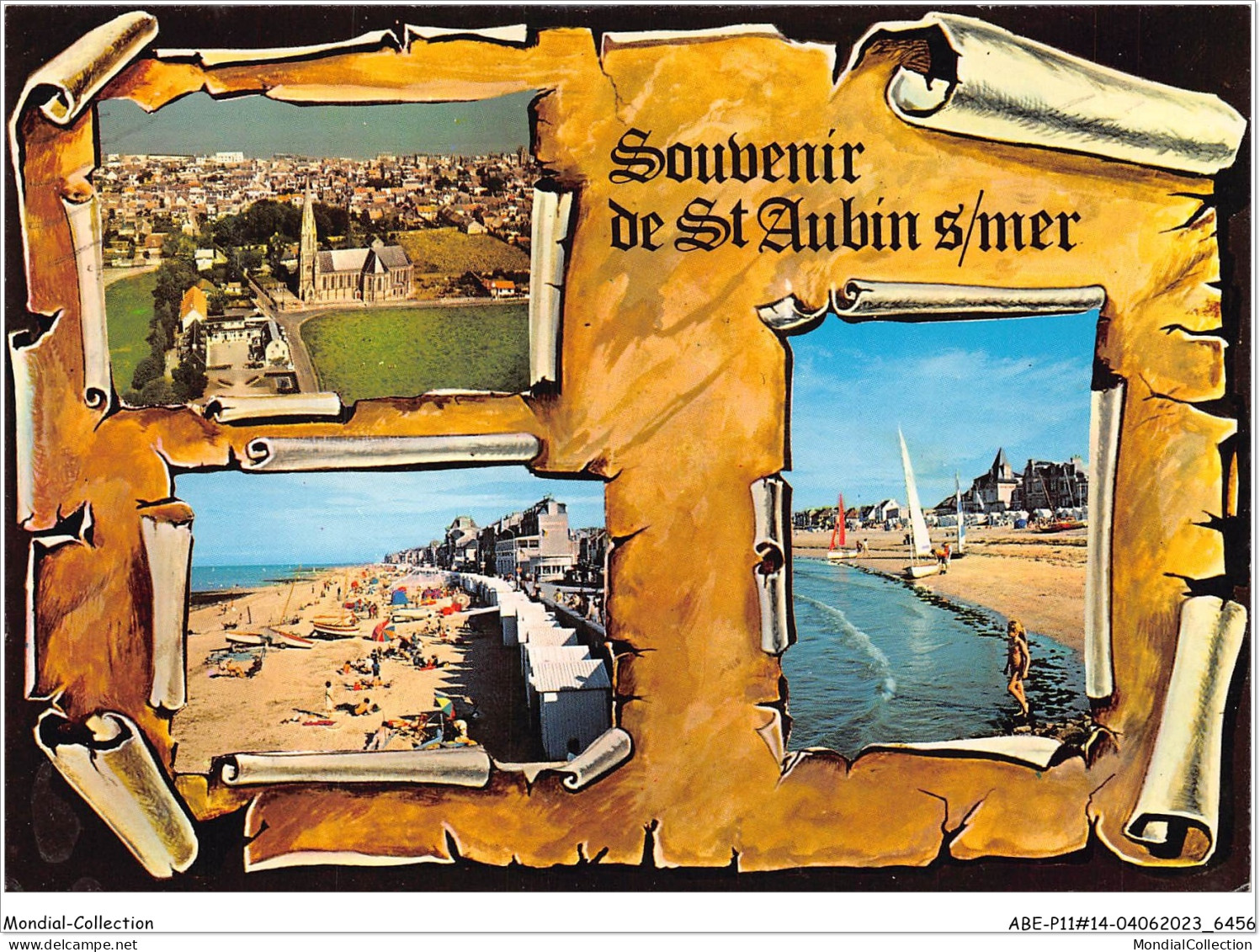 ABEP11-14-0918 - Souvenir De SAINT-AUBIN Sur Mer - Saint Aubin