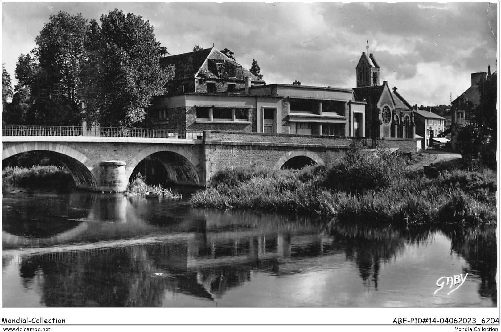 ABEP10-14-0789 - PONT-D'OULLY - Le Pont Sur L'Orne Et L'Eglise - Pont D'Ouilly