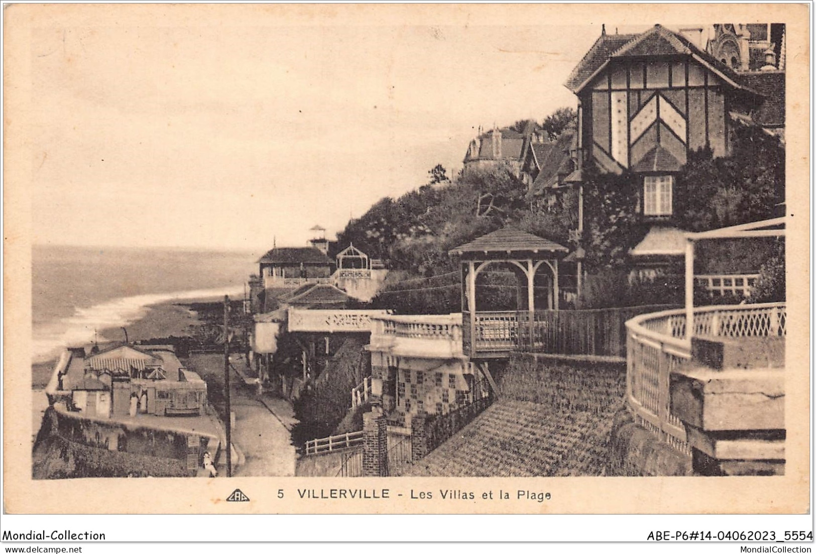 ABEP6-14-0496 - VILLERVILLE - Les Villas Et La Plage - Villerville