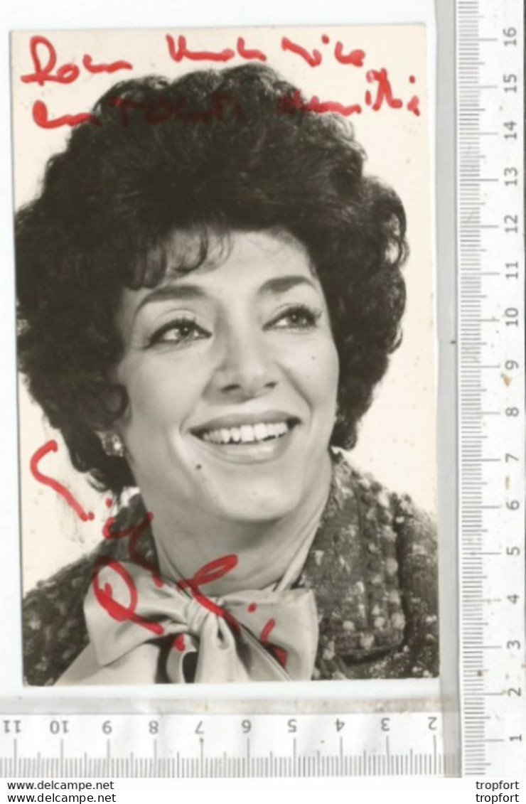 PG / Vintage // PHOTO MICHELINE DAX Avec AUTOGRAPHE  MICHELINE ETEVENON - Famous People