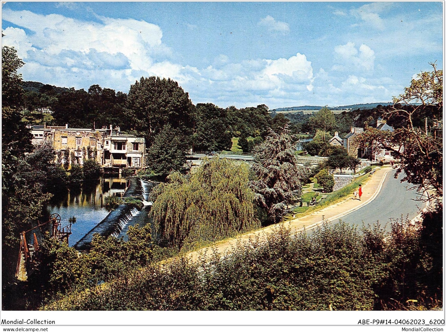 ABEP9-14-0787 - PONT-D'OULLY - Boulevard De La Noé Et Le Pont Sur L'Orne - Pont D'Ouilly