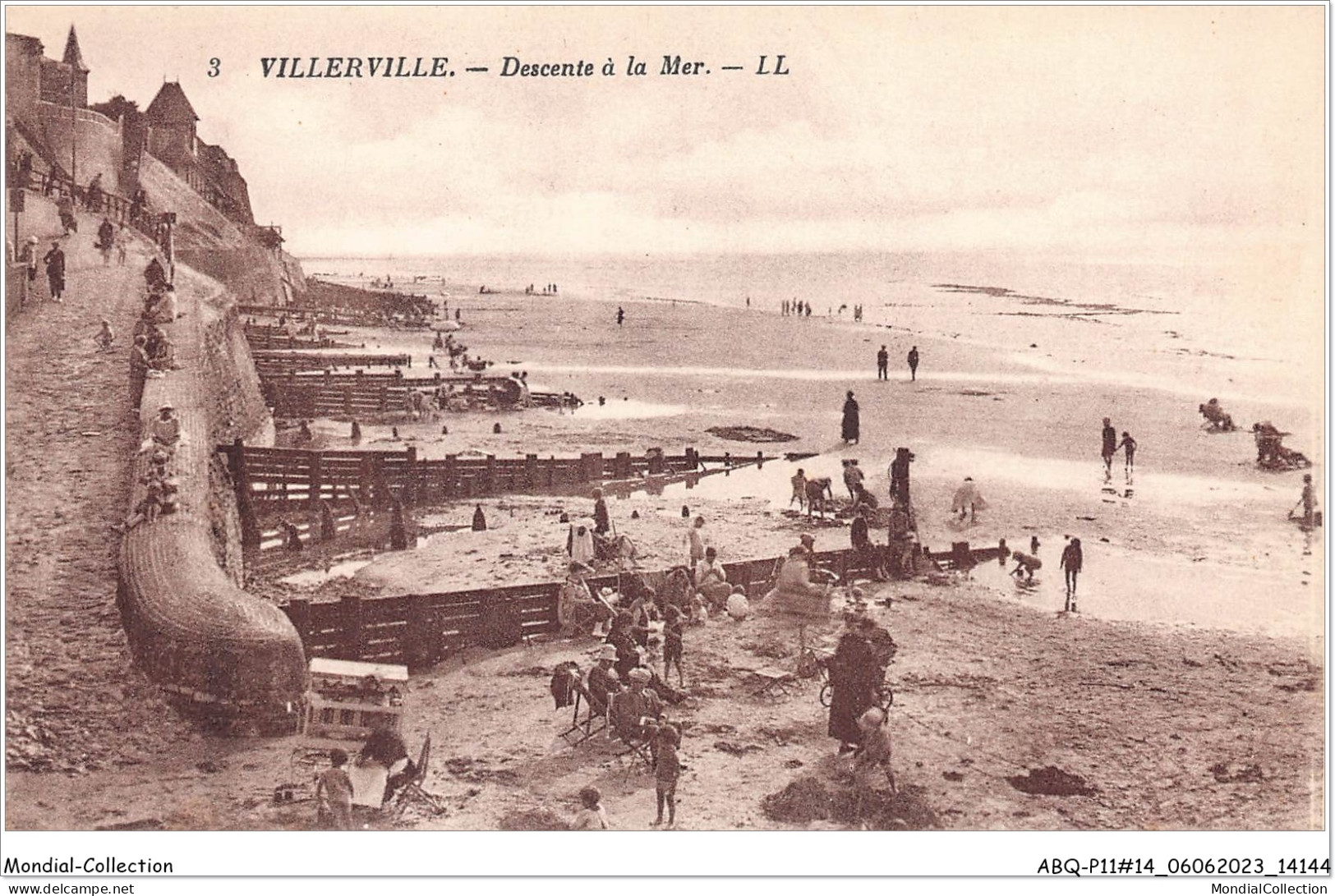 ABQP11-14-1073 - VILLERVILLE - Descente A La Mer - Villerville